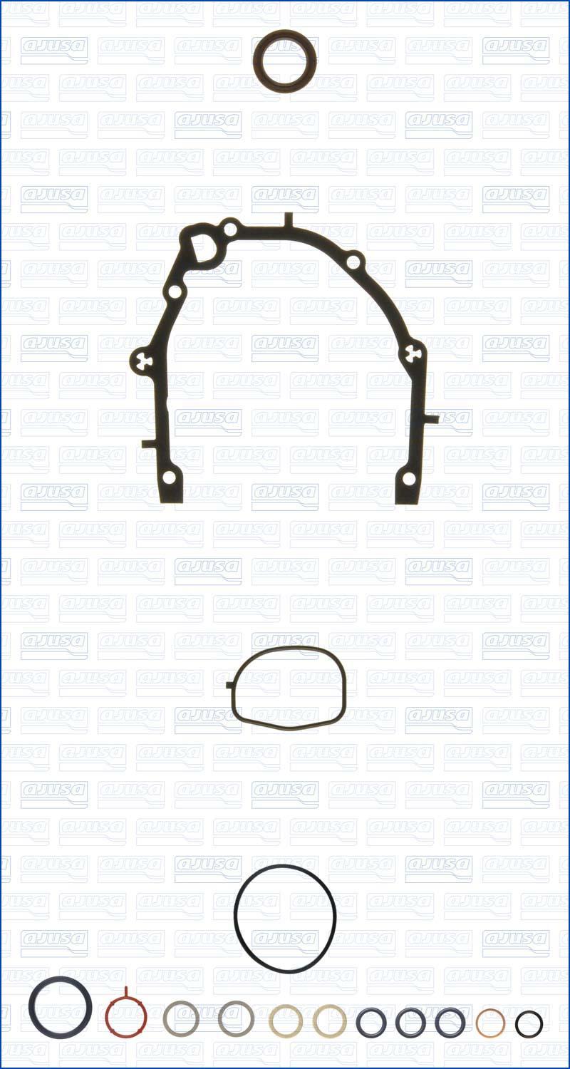 Ajusa 54311500 - Комплект прокладок, блок-картер двигуна autocars.com.ua