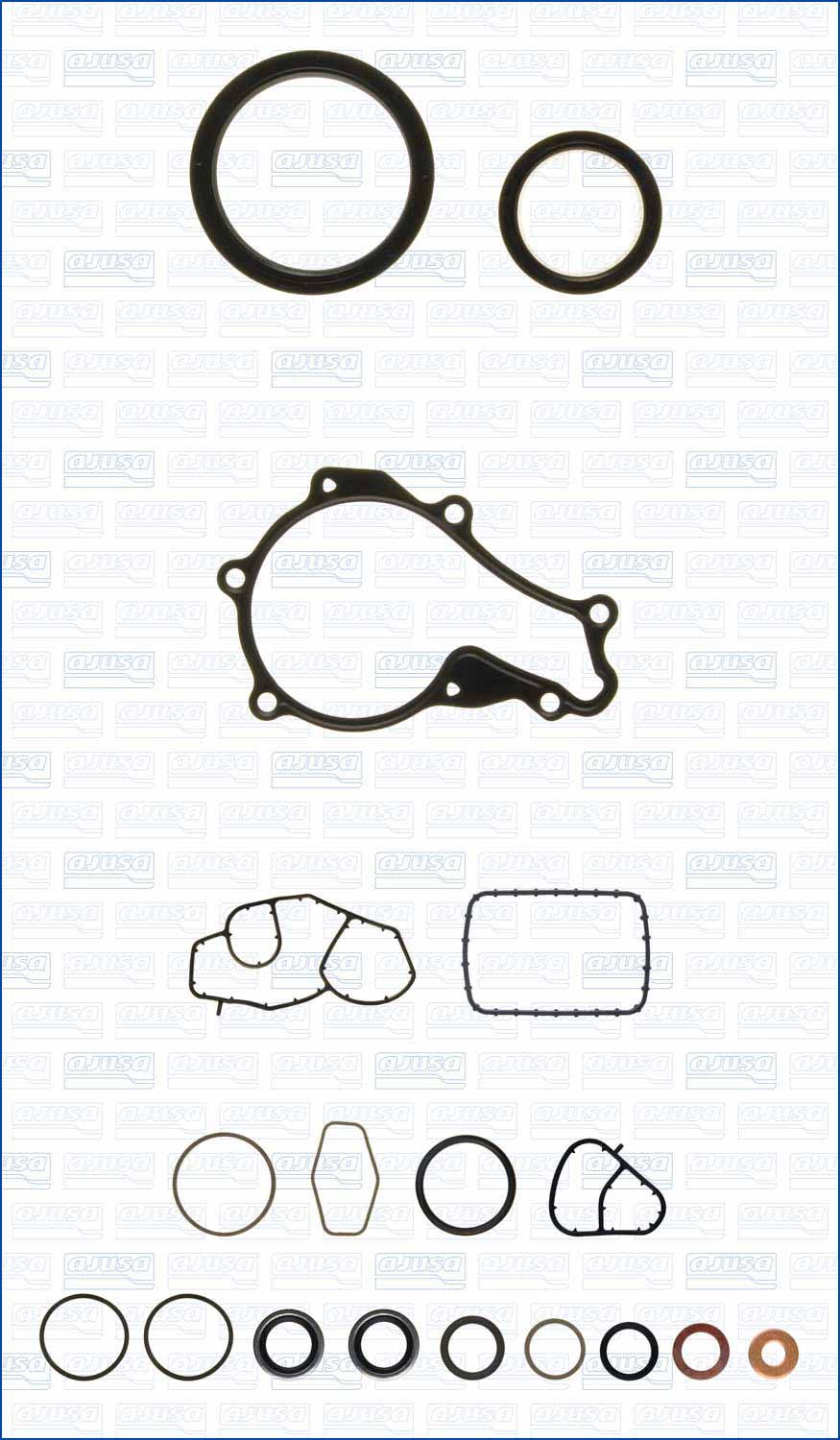 Ajusa 54316300 - Комплект прокладок, блок-картер двигуна autocars.com.ua