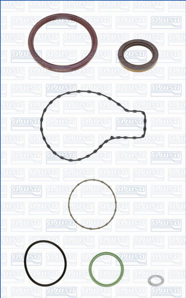 Ajusa 54346400 - Комплект прокладок, блок-картер двигуна autocars.com.ua
