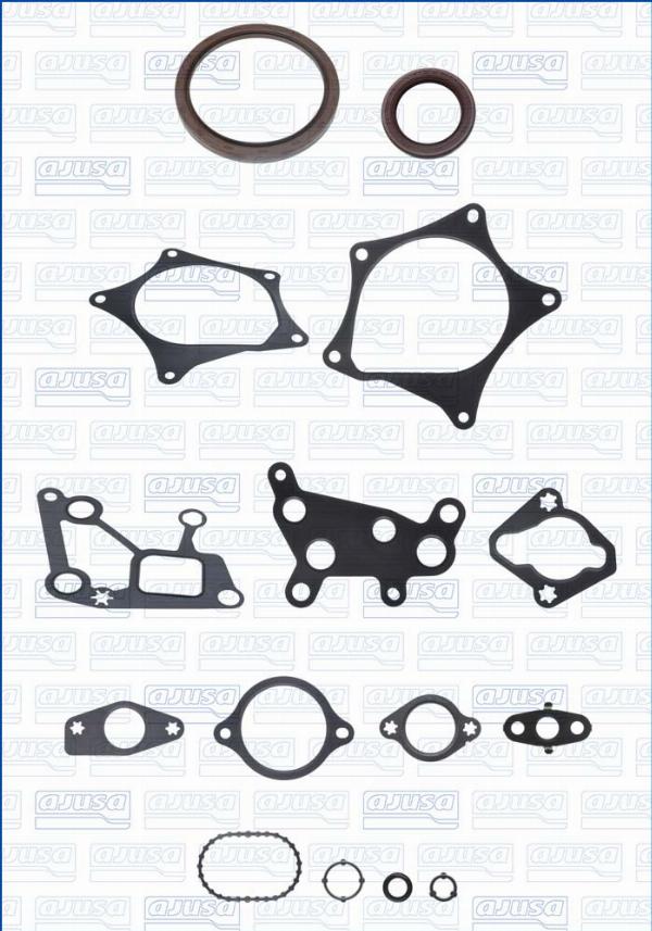 Ajusa 54347300 - Комплект прокладок, блок-картер двигуна autocars.com.ua