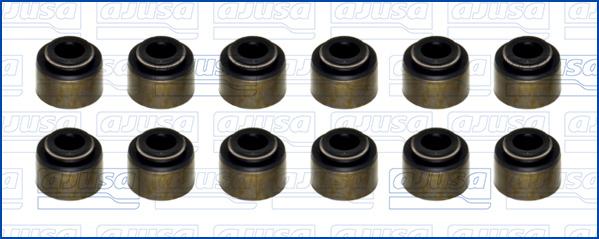 Ajusa 57086800 - Комплект прокладок, стержень клапана autocars.com.ua