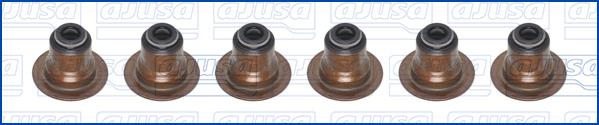Ajusa 57096300 - Комплект прокладок, стержень клапана autocars.com.ua