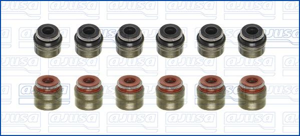 Ajusa 57097600 - Комплект прокладок, стержень клапана autocars.com.ua