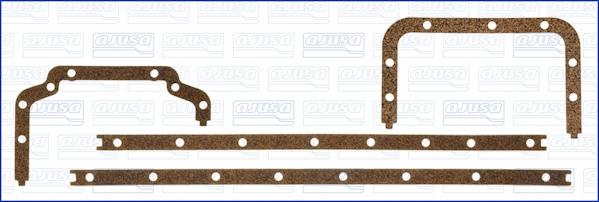 Ajusa 59009100 - Комплект прокладок, масляний піддон autocars.com.ua