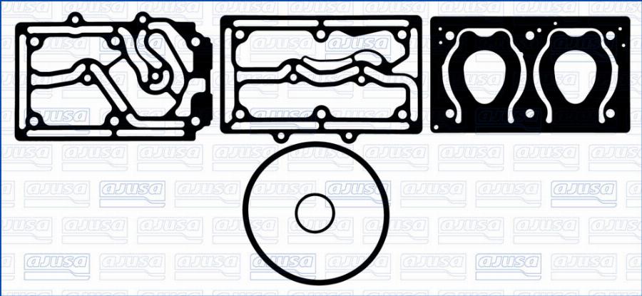 Ajusa BC00004 - Ремкомплект, компресор autocars.com.ua