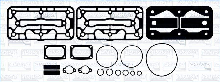 Ajusa BC00006 - Ремкомплект, компресор autocars.com.ua