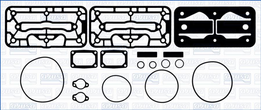 Ajusa BC00037 - Ремкомплект, компресор autocars.com.ua