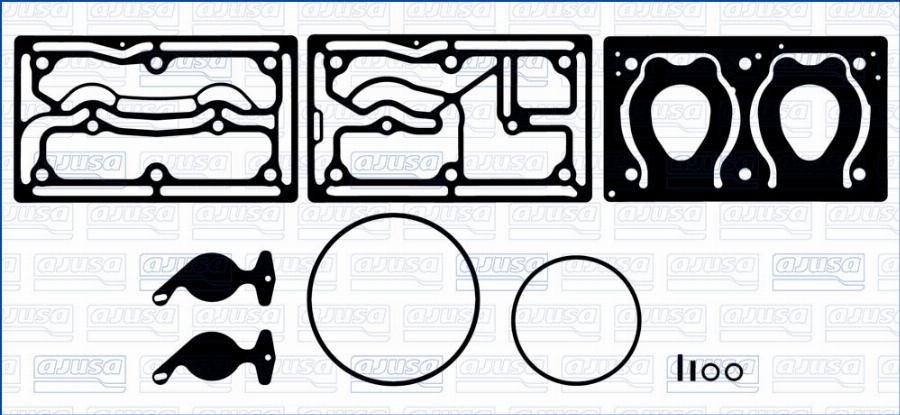 Ajusa BC00086 - Ремкомплект, компресор autocars.com.ua