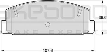 Akebono AN-219K - Гальмівні колодки, дискові гальма autocars.com.ua