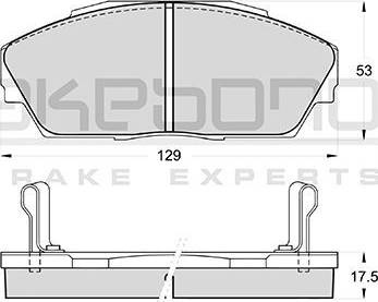 Akebono AN-230WK - Гальмівні колодки, дискові гальма autocars.com.ua