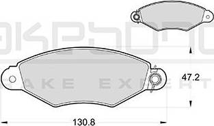 Akebono AN-4056K - Гальмівні колодки, дискові гальма autocars.com.ua