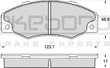 Akebono AN-4376WKE - Гальмівні колодки, дискові гальма autocars.com.ua