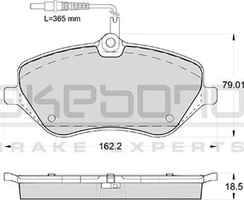 Akebono AN-4448WKE - Гальмівні колодки, дискові гальма autocars.com.ua