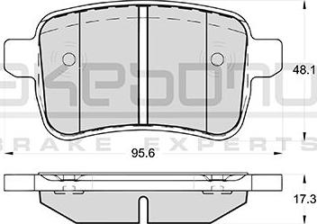 Akebono AN-4696WK - Гальмівні колодки, дискові гальма autocars.com.ua