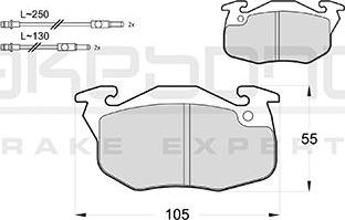 Akebono AN-4713WKE - Гальмівні колодки, дискові гальма autocars.com.ua