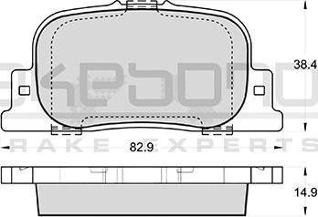 Akebono AN-604K - Гальмівні колодки, дискові гальма autocars.com.ua