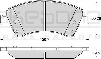 Akebono AN-8148WK - Гальмівні колодки, дискові гальма autocars.com.ua