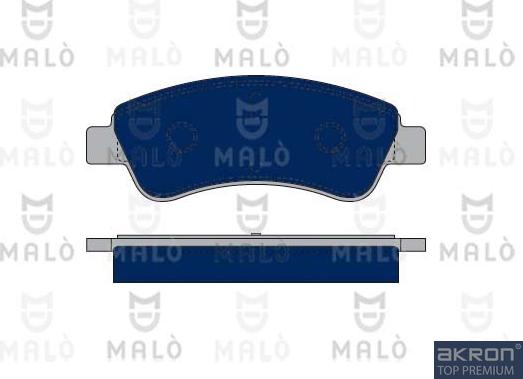 AKRON-MALÒ 1050038 - Гальмівні колодки, дискові гальма autocars.com.ua