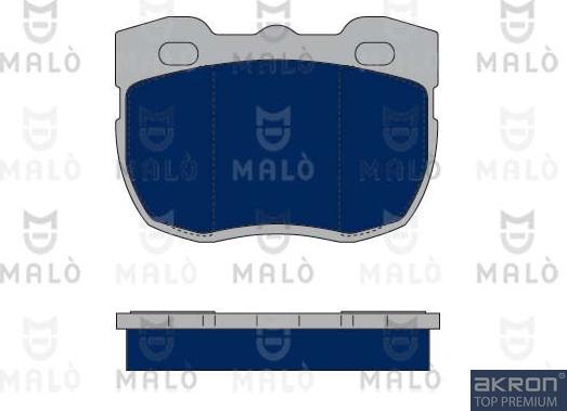 AKRON-MALÒ 1050053 - Гальмівні колодки, дискові гальма autocars.com.ua