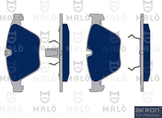 AKRON-MALÒ 1050082 - Гальмівні колодки, дискові гальма autocars.com.ua
