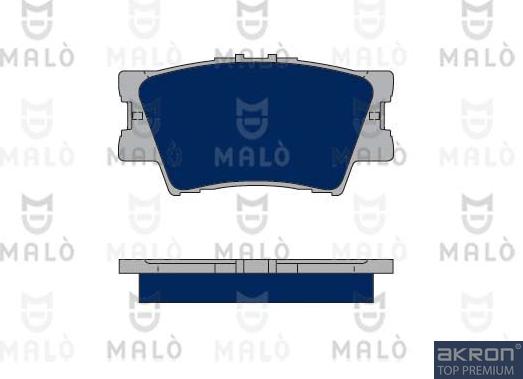 AKRON-MALÒ 1050084 - Гальмівні колодки, дискові гальма autocars.com.ua