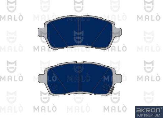 AKRON-MALÒ 1050090 - Гальмівні колодки, дискові гальма autocars.com.ua