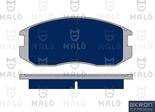 AKRON-MALÒ 1050216 - Гальмівні колодки, дискові гальма autocars.com.ua