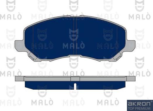 AKRON-MALÒ 1050238 - Гальмівні колодки, дискові гальма autocars.com.ua