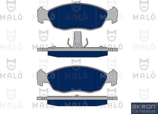 AKRON-MALÒ 1050247 - Гальмівні колодки, дискові гальма autocars.com.ua
