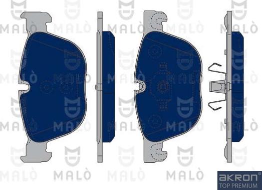 AKRON-MALÒ 1050269 - Гальмівні колодки, дискові гальма autocars.com.ua