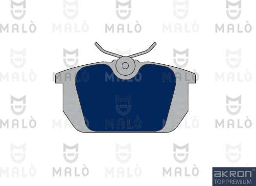 AKRON-MALÒ 1050297 - Гальмівні колодки, дискові гальма autocars.com.ua