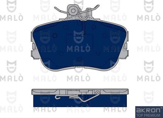 AKRON-MALÒ 1050318 - Гальмівні колодки, дискові гальма autocars.com.ua