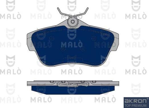 AKRON-MALÒ 1050348 - Гальмівні колодки, дискові гальма autocars.com.ua