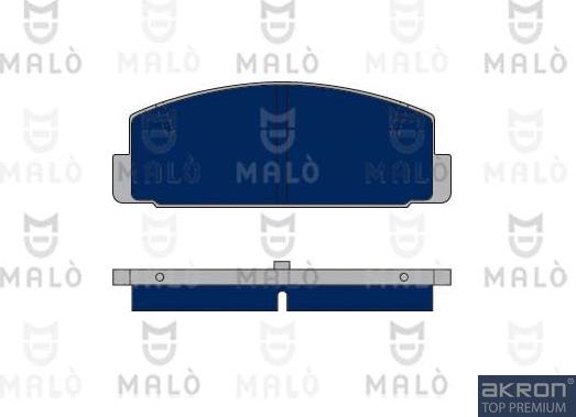 AKRON-MALÒ 1050367 - Гальмівні колодки, дискові гальма autocars.com.ua