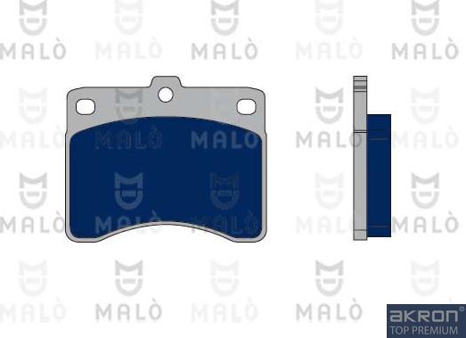 AKRON-MALÒ 1050391 - Гальмівні колодки, дискові гальма autocars.com.ua