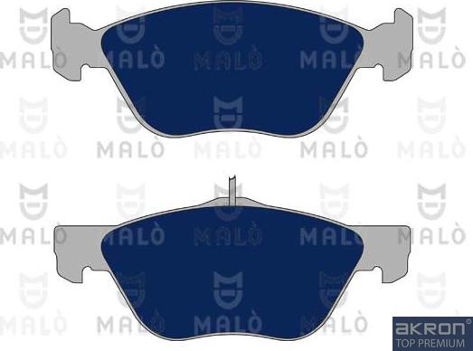AKRON-MALÒ 1050414 - Гальмівні колодки, дискові гальма autocars.com.ua