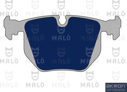 AKRON-MALÒ 1050442 - Гальмівні колодки, дискові гальма autocars.com.ua