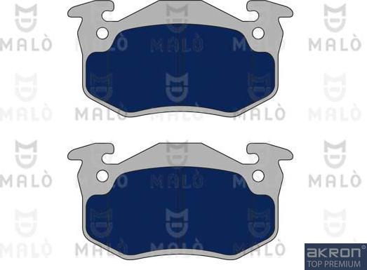 AKRON-MALÒ 1050455 - Гальмівні колодки, дискові гальма autocars.com.ua