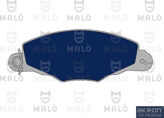 AKRON-MALÒ 1050457 - Гальмівні колодки, дискові гальма autocars.com.ua