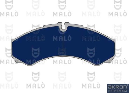 AKRON-MALÒ 1050510 - Гальмівні колодки, дискові гальма autocars.com.ua