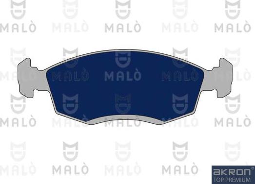 AKRON-MALÒ 1050522 - Гальмівні колодки, дискові гальма autocars.com.ua