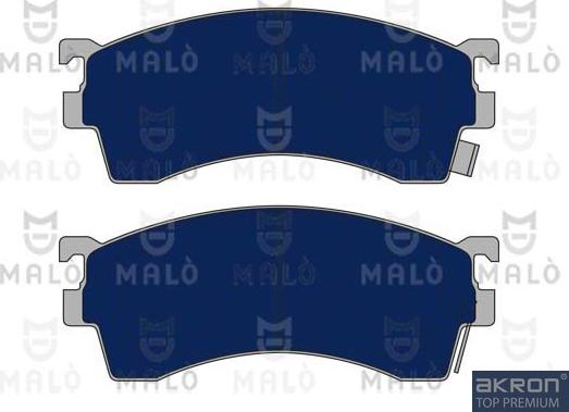 AKRON-MALÒ 1050592 - Гальмівні колодки, дискові гальма autocars.com.ua