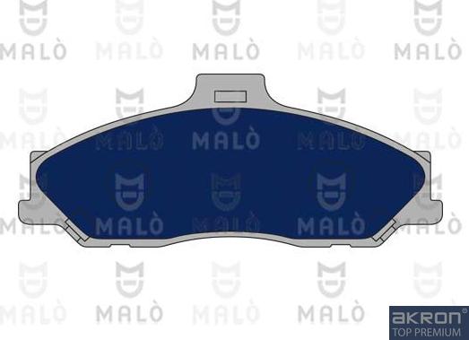 AKRON-MALÒ 1050596 - Гальмівні колодки, дискові гальма autocars.com.ua