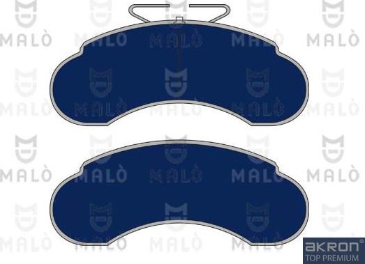 AKRON-MALÒ 1050603 - Гальмівні колодки, дискові гальма autocars.com.ua