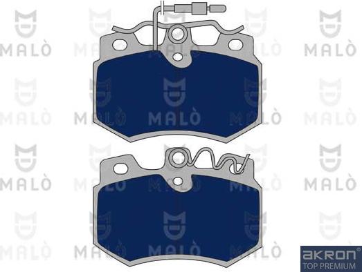 AKRON-MALÒ 1050649 - Гальмівні колодки, дискові гальма autocars.com.ua