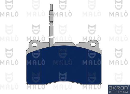 AKRON-MALÒ 1050661 - Гальмівні колодки, дискові гальма autocars.com.ua