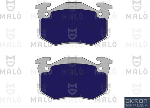 AKRON-MALÒ 1050667 - Гальмівні колодки, дискові гальма autocars.com.ua