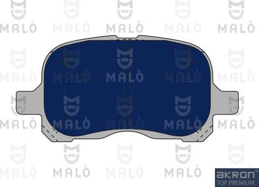 AKRON-MALÒ 1050736 - Гальмівні колодки, дискові гальма autocars.com.ua