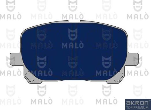 AKRON-MALÒ 1050745 - Гальмівні колодки, дискові гальма autocars.com.ua