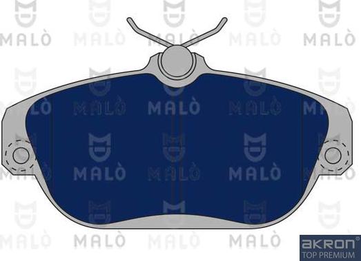 AKRON-MALÒ 1050799 - Гальмівні колодки, дискові гальма autocars.com.ua